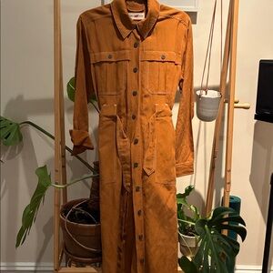 Mara Hoffman Juno Dress in Medium Brown